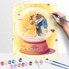 Disney oil painting BeautyandtheBeast handmade diy art painting home decoration