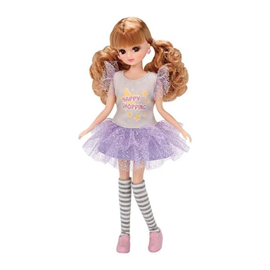 TAKARA TOMY "Licca-chan Doll LD-14 Happy Shopping" Dress-up Doll Pretend Play Toy Ages 3 and up, Toy