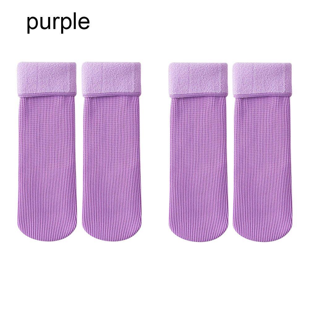 Free Size Children Snow Boots Thicken Snow Socks Velvet Home Floor Socks Sleeping Warm Hosiery