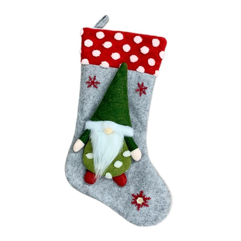 Christmas Socks Gift Bag Christmas Ornaments Children's Candy Bag Christmas Socks Gifts Candy Socks Pendant