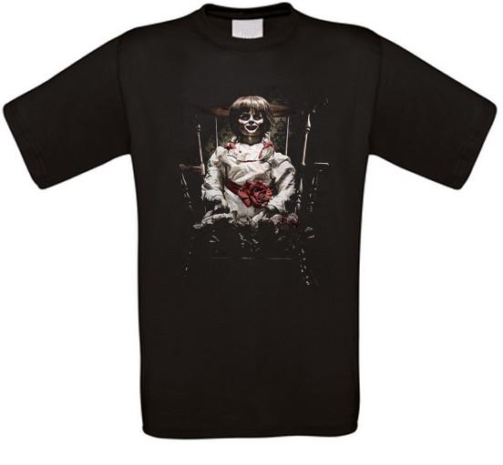 Camiseta De Película De Horror Kult Annabelle Conjuring Nuevas Todas Las Tallas Unisex T-Shirt XXL