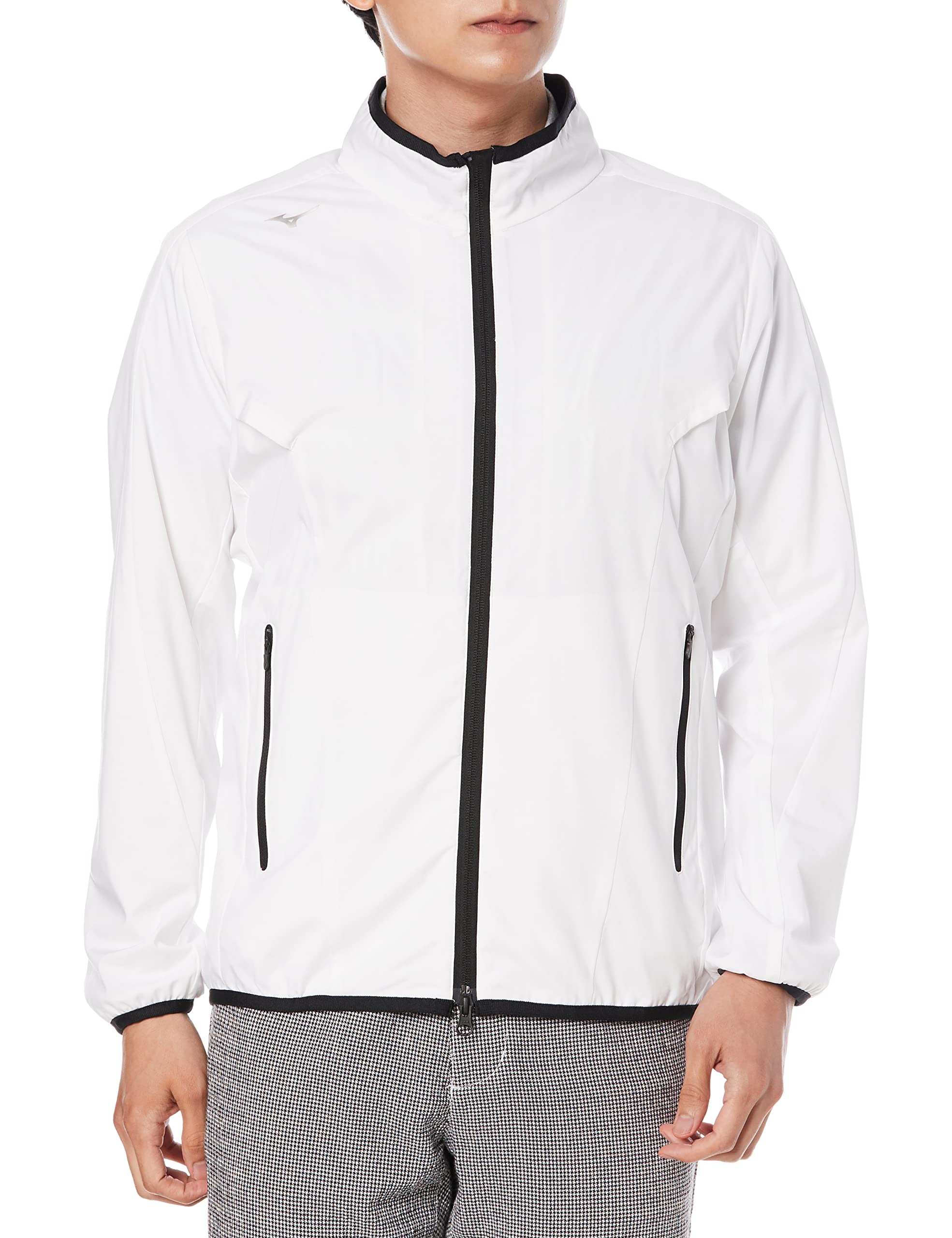 Mizuno Move Blouson with Tech Lining for Warmth and Size XL Comfort, Men s White, (E2ME1503) белый