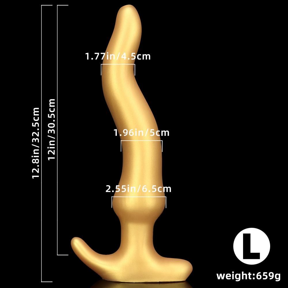Großer Buttplug Silikon Anal Plug Anal Butt Plug Erotikprodukt für Spiele für Erwachsene Prostata-Massagegerät Sexspielzeug für Frauen Männer Homosexuell