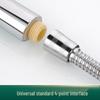 Universelles Duschschlauch-Set aus 304 Edelstahl - Verdicktes Metall-Warmwasserbereiter-Zubehörrohr