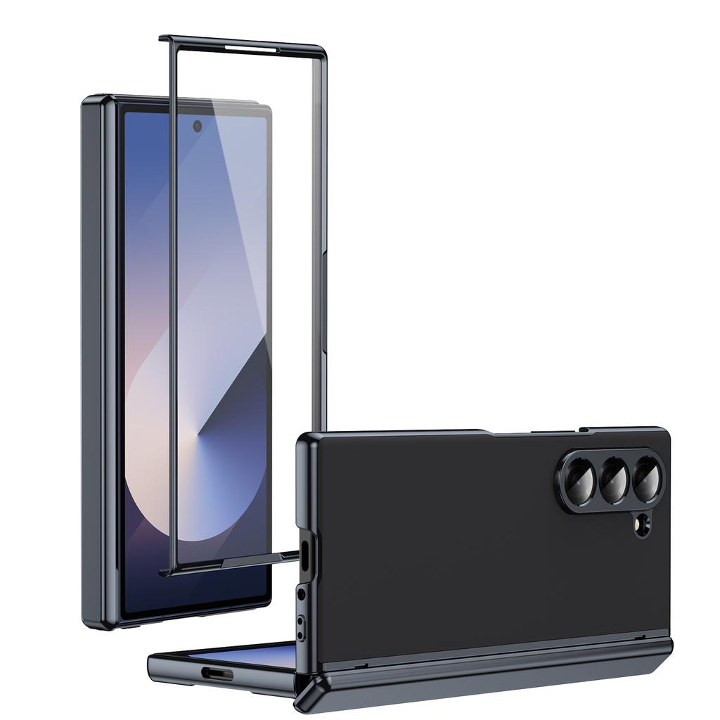 Anti-Fingerprint Matte Hinge Cover Case for Samsung Galaxy Z Fold 8 Ultra 5G Fold8 Fold7 Fold 7 6 4 5 3 Fold6 Tempered Glass