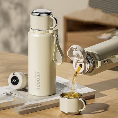 600 ml/800 ml/1000 ml Smart Thermal Mug 316 Edelstahl Vakuumflasche Outdoor tragbare Wasserflasche