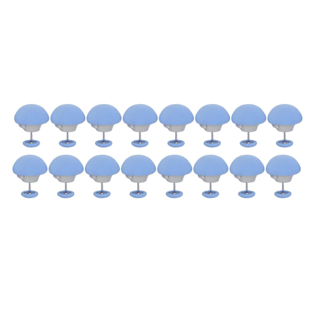 16 STÜCKE Bettdeckenbezug Fixierclip Pilzförmige Stoffnadel Kunststoff Quiltfixierer für Zuhause