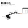 1 Set Heavy Duty Cast Iron Shelves Brackets Floating Shelf Brackets 4Mm Thicked Invisible L Brackets For Shelves Support