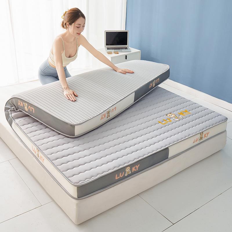Student Dormitory Quilted Latex Mattress Pad - Thick 1.8m Tatami Bed Sponge