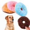 Squeaky Cotton Sound Animal Play Squeaker Lovely 3 Color Dog Toy Donut Pet Toys