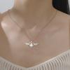 Trendy Stainless Steel Dog Cat Paw Footprint Heart Wings Pendant Necklaces for Women Cute Jewelry Necklaces Gift 2026 New