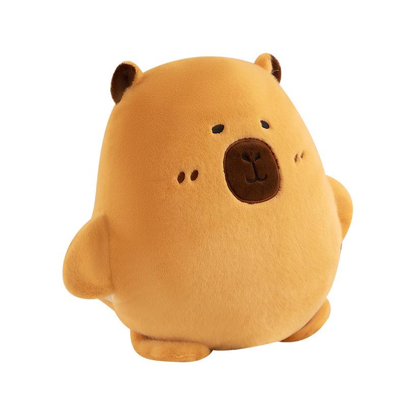 Winter Capybara Hand Warmer Plush Toy: Cute Anti-Freeze Hug Pillow for Students
