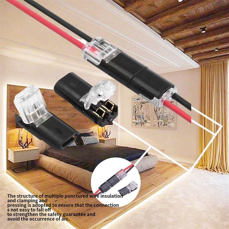 1-100 STÜCK 12V Drahtkabel Einrastverbinder Klemmenverbindungen Verbinder Auto Kfz Stecker