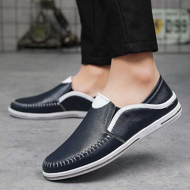 Nová korejská verze Trendu Ležérní Pánské Boty Jarní Prodyšné Board Boty Outdoorová móda Muži Byty