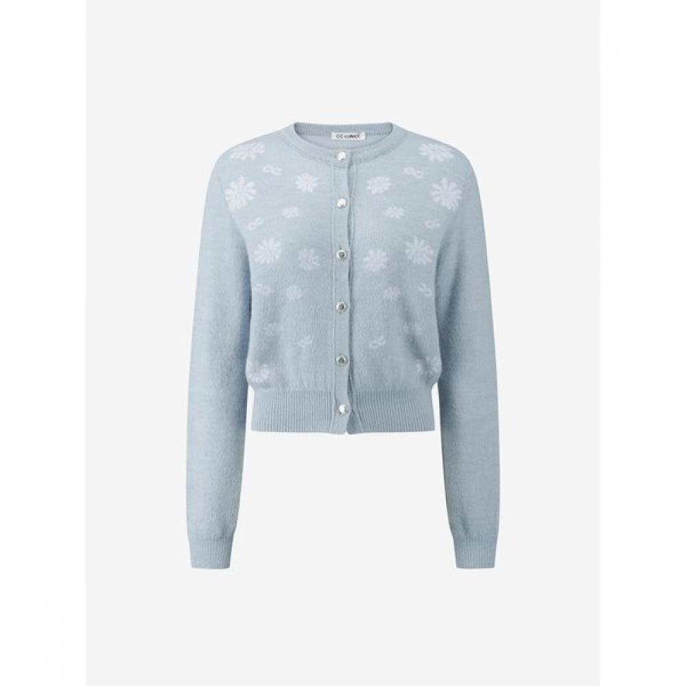 Cc Collect Flower Jacquard Cardigan C261ksl002