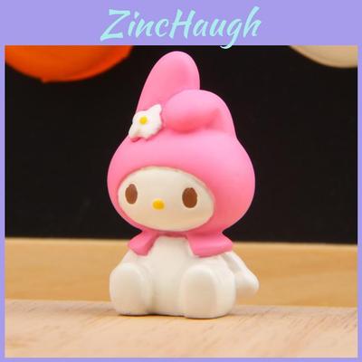 Hello Kitty My Melody Pompompuri Cartoon Rabbit Cat Dog Mini Ornament Model For Office Desk Decoration And Collectors