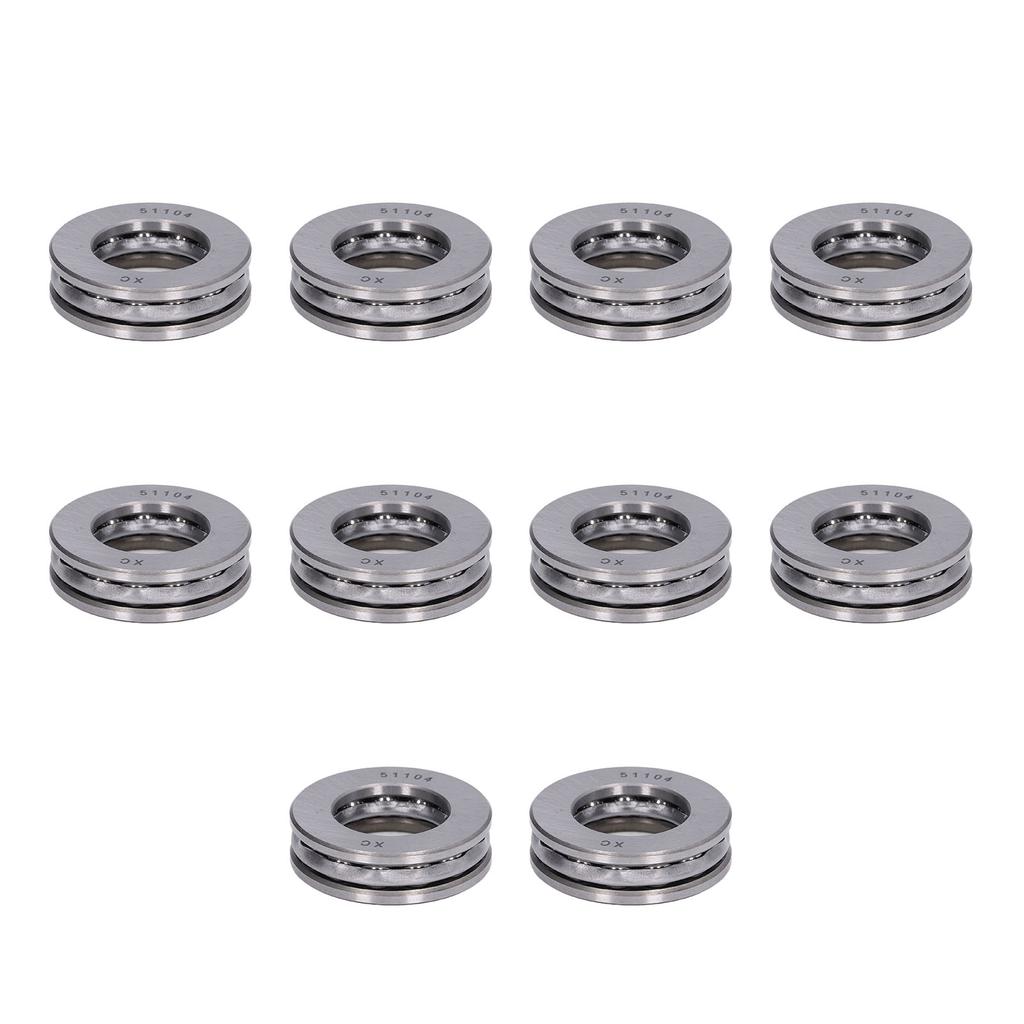 10 SZT. Łożyska kulkowe wzdłużne do samolotu Wysoka dokładność Odłączalny miniaturowy osiowy metalowy zestaw łożysk 51105