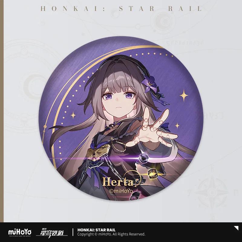 Sunsyea Honkai Star Rail Official Merch miHoYo Original Authentic XJLX Series Badge Vol.1 Dan Heng Blade Kafka Dr. Ratio