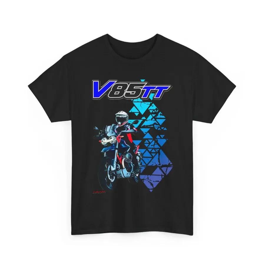 537 Włochy Mg Motocykl V85 Tt Koszulka T-shirt Unisex Top dla Kierowcy Dla Fanów Prezent Wyścigowy