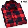 100% Baumwollflanell Herren Plaidhemd Slim Fit Frühling Herbst Männliche Marke Lässige Langarmhemden Weich Bequem 4XL