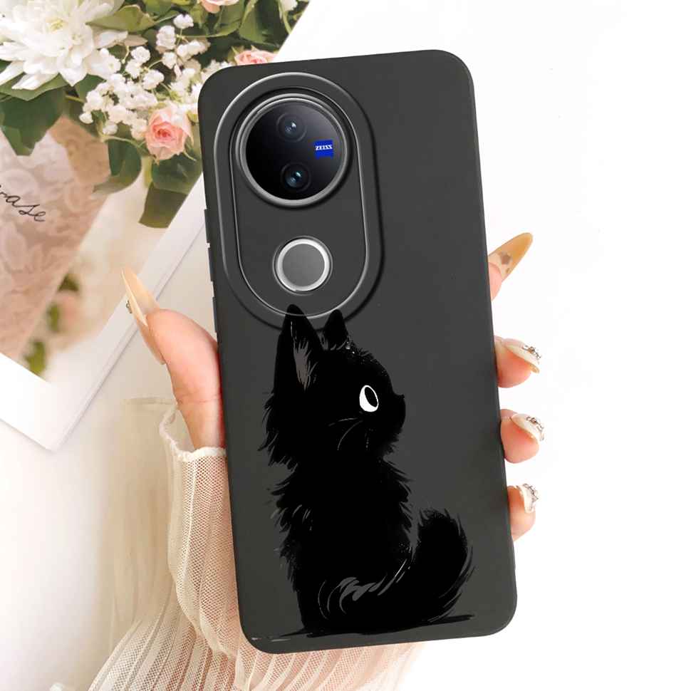For VIVO V50 5G Case Luxury Silicone Shockproof VIVOV50 5G V2427 Casing Colorful Cartoon Soft Protective Shell Cell Phone Case