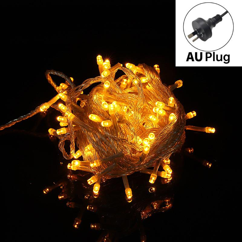 Weihnachtslichterkette mit acht Funktionen, wasserdicht, für den Außenbereich, zur Dekoration festlicher Anlässe