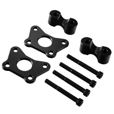 Aluminum Handle Bar Risers Set Adjustable Height Anti Rust Handlebar Extension Lifting Quick Fixing for Motorcylce