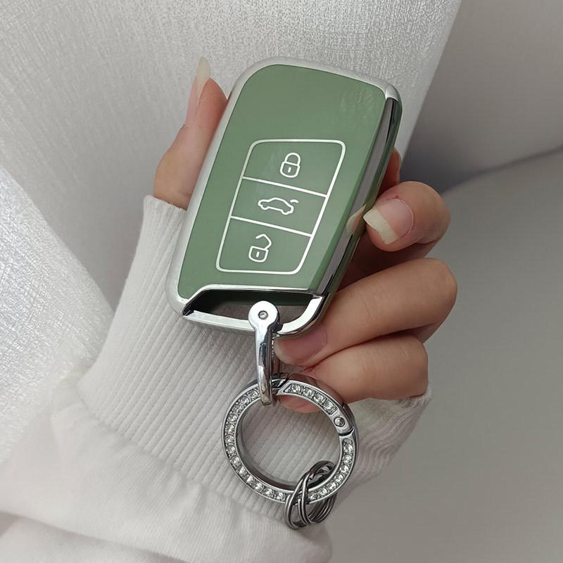 Applicable To Automobile Volkswagen Key Protective Case FAW Tanyue Langyi Golf Tiguan Premium Key Case