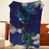 Anime K-Keroro G-Gunso Throw Flannel Throw Blanket, Lightweight Cozy, Durable Washable cute Cool