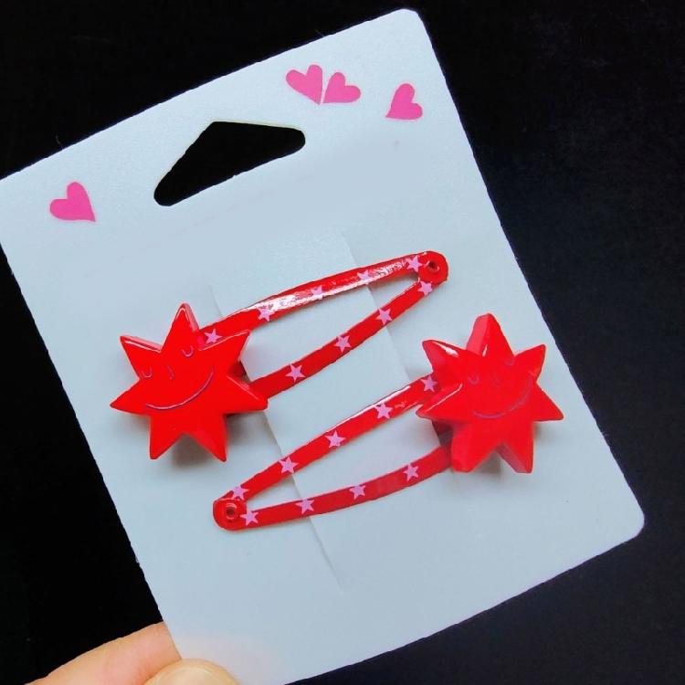Beliebte Weihnachts-Haarspange Rutschfest Starker Clip Weihnachtsmotiv-Designs Für Frauen und Kinder Alltags-Haarschmuck 1 Paar