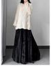 Women's High Waist Velvet Umbrella Skirt: Long, Thickened, Slimming, and Hip-Covering for Autumn and Winter