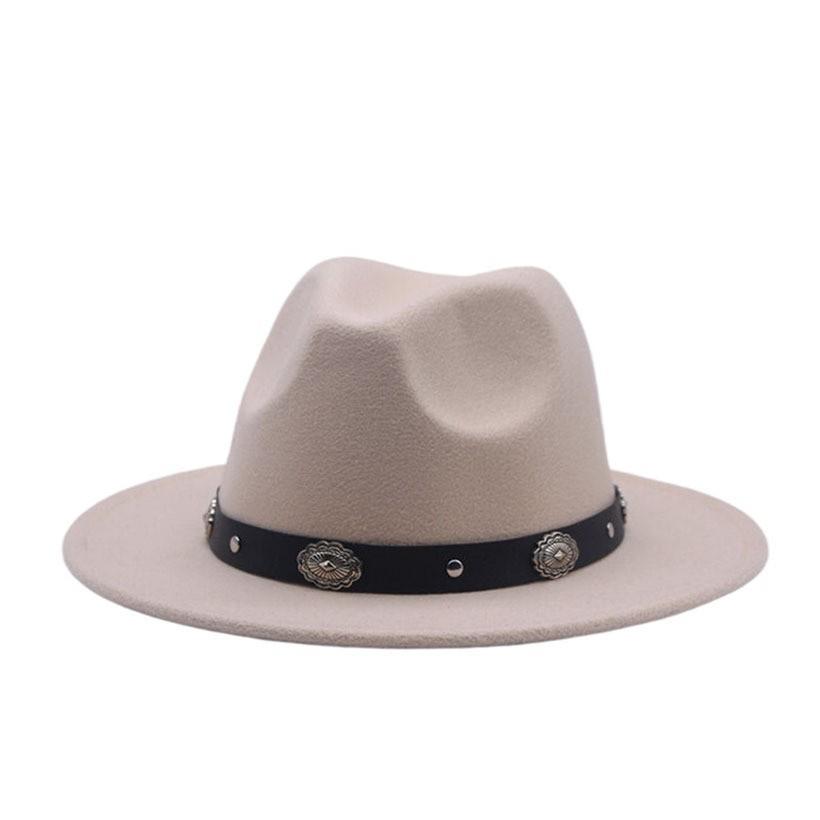Cowboy Hat With Chain And Starry Sky Compass For Western Style Men And Women