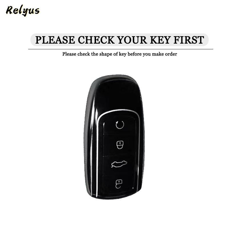 Tpu Leather Car Key Case Cover For Chery Jaecoo J7 7 8 Omoda 5 C5 Tigo 7 8 Pro Max Tigo 7 8 Plus Arrizo 5 Car Accessories