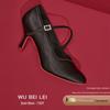 Scarpe Professionali da Ballo per Donna con Tacco Medio-Alto e Suola Morbida per Tango & Valzer