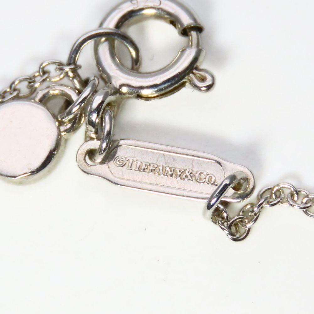 Used TIFFANY&Co. Necklace Return To Round Heart Silver925 4.0g Silver TIFFANY & Co. Blue Accessories