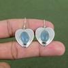 Aquamarine Earring 925 Sterling Silver Earring Genuine Gemstone Jewelry Handmade Earring Aquamarine Jewelry Dainty Earrings Engagement Gifts