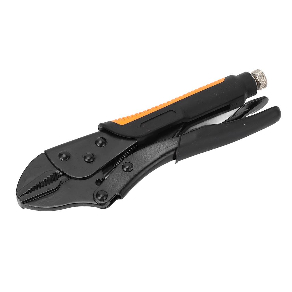 Locking Pliers Curved Jaw Wr Resistant Teeth Anti Slip Handle Portable Pliers with Screw