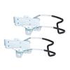 2Pcs Stainless Steel Latch Fasten Buckle Lock Casting Hinge Curved Industrial Vacuum Cleaner