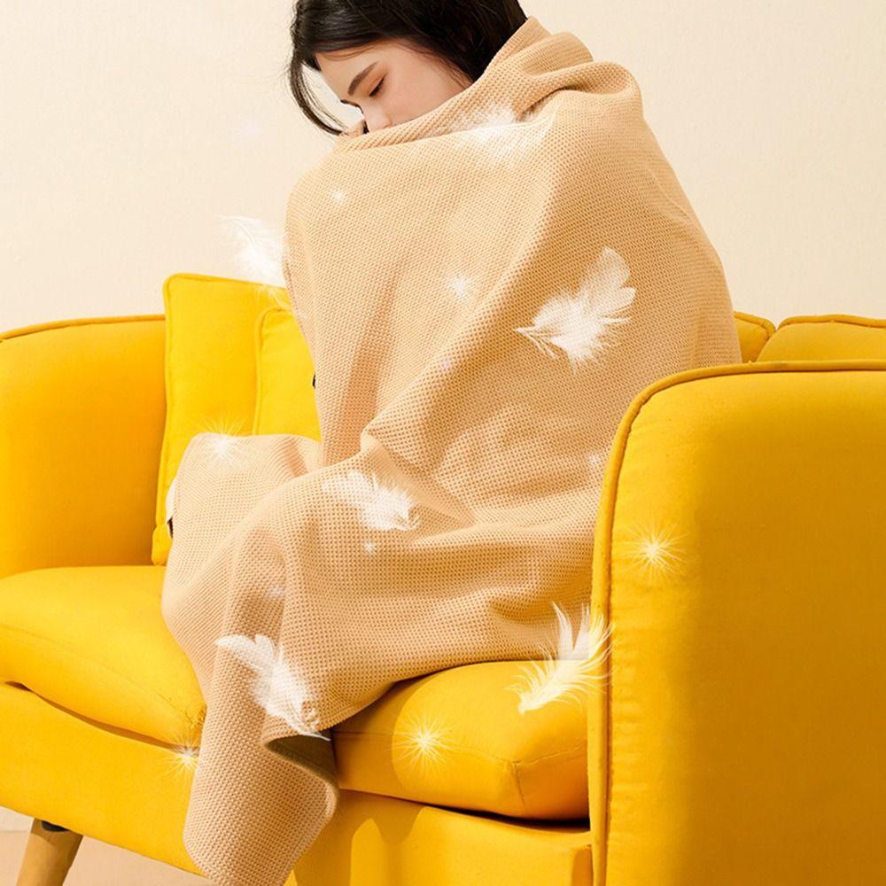 Wearable Electric Heated Blanket 3 Heating Levels Warm Heating Scarf Soft Heating Large Shawl Home