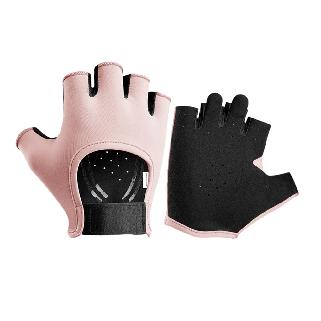 Nonslip Breathable Sports Glove Half Finger Fitness Glove Fingerless Cycling Glove for Weight Liftings, Training