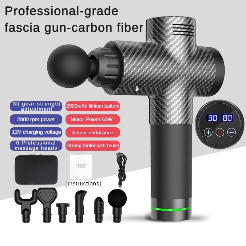 Mini Brushless Motor Multi Gear Adjustment Massager Muscle Relaxation Impact Fascial Gun Professional and Efficient Lithium Battery Massage Equipment