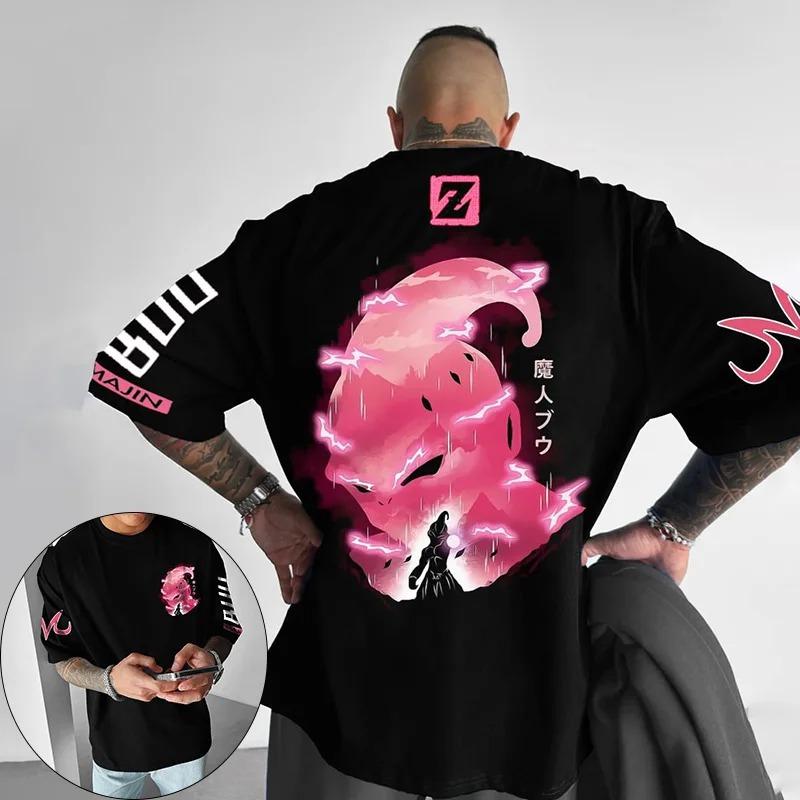 

2026 New Dragon Ball Vegeta Japanese Anime Summer Mens Tshirt 3D Printed Y2k Harajuku Family Loose Short Sleeve Large Size S