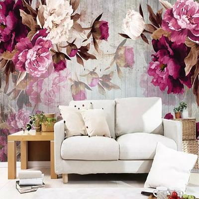 Romantic Hand Painted Flower Wallpaper For Bedroom Wall Mural Living Room Tv Background Wallpaper Decor