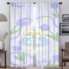Cute Kitchen Curtains for Living Room Shades Window Curtain Home Interior Curtains 2 Pieces Tulle for Bedroom Partition Blackout