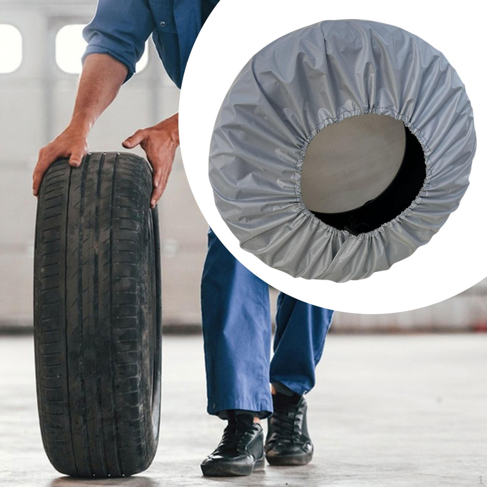 

Чехол для запасного колеса, сумка для хранения, аксессуары для вождения, протектор для шин, шины для грузовиков, для использования на открытом воздухе argent