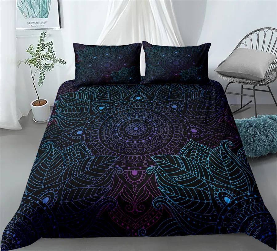 Comforter Hand Painting Lion Golden Bedding Set King Queen Double Full Twin Single Size Set