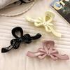Wave Ribbon Hair Half-up Ponytail Clip Large