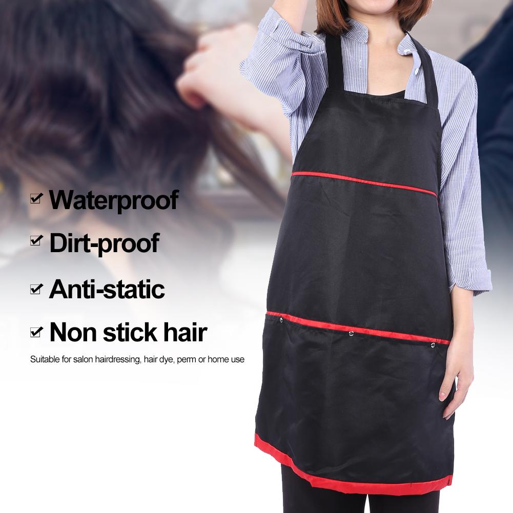 Fashion Lady Pattern Black Salon Hair Cut Hairdressing Barbers Hair Cutting Cape For Adult