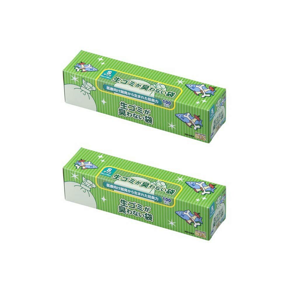 

of Odorless bags BOS box type for garbage size 100 Krylon Kasei [Set 2] (S pieces)