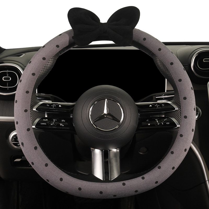 2025 New Four Seasons Bow Car Steering Wheel Cover